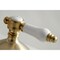Kingston Brass KS1167BPL 8" Widespread Bathroom Faucet, Brushed Brass KS1167BPL - alternate 2